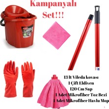 Normadia Pratik Temizlik Seti: Eldiven, Kova, Mikrofiber Mop ve Bez ile Kolay Temizlik