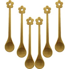 Esranın Dünyası 6 Pcs   Mini   Bambu Ahşap Kaşık   14.5cm (4887) RSGO34-ESRDNS