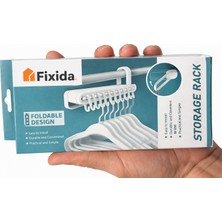 Fıxıda Katlanabilir Askı Düzenleyici – Duvara Yapıştırılabilir Çoklu Askı Tutucu