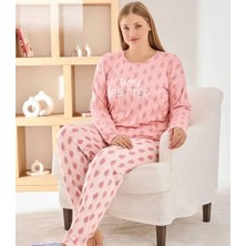 Pijamoni Sofya Büyük Beden Uzun Kollu Pijama Takımı 8720