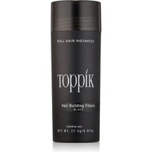 Topik Ms Saç Dolgunlaştırıcı Saç Fiberi Saç Tozu – Siyah (Black) 27,5 gr