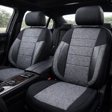 Fiat Egea Araçlara Uyumlu Keten Seri Oto Koltuk Kılıfı Seti