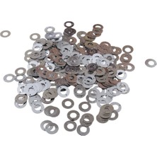 Gümüş 12 mm Halka Desen Plastik Pul Payet 30 gr (Tülbent, Oya, Abiye, Havlu Malzemesi)