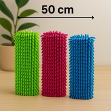 Normadia 3'lü Makarna Mop ve Temizlik Bezi Seti, 50 Cm, Çok Yönlü Uyumlu