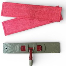 Normadia Set Halinde 60CM Mop Paleti ve Mikrofiber Bezler, Pratik Temizlik Sağlar