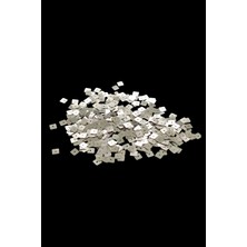 Açık Zeytin Dumanı 8x8 Kare Delikli Pul Payet 30 gr (Tülbent, Oya, Havlu Malzemesi)