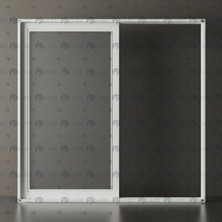 Tek Raylı Sürme Sineklik Sistemi – Pencere Modeli | Palace Aluminium