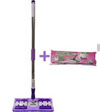 Normadia Sihirli Teleskopik Mop ve Yedek Bez ile Temizlikte Kolaylık