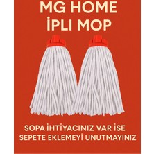 Normadia Iki Adet Ipli Mop Paspas Ucu, Temizlik Için Pratik ve Dayanıklı Set