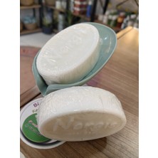 Nergis Doğal Sabun Vantuzlu Sabunluk -Türk Hamamı  (2 Adet Oval Sabun)