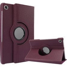 Mey İthalat Mey Ithalat®  Lenovo Tab M10 TB311FU Kılıf 360 Tablet Deri Kılıf - Mürdüm