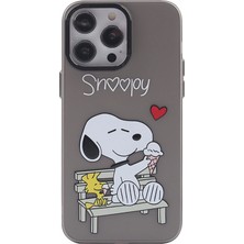 Mey İthalat Mey Ithalat®  iPhone 14 Pro Kılıf  Desenli Kapak -  Siyah - 2