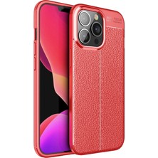 Mey İthalat Mey Ithalat®  iPhone 13 Pro Max Kılıf Auto Focus Kapak - Kırmızı