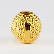 Zero Land Storozde 8 mm Sarı Renkli Metal Harf  Metal Tesbih Harfi -I