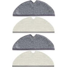 RotRever Roborock Q5 Q7 S5 S5 Max S6 S6 Pure S6 Maxv Uyumlu Mop Bez 2 Farklı Renk Paspas Yedek Set-4 Adet