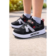 Maxsis Erkek Çocuk Spor Ayakkabı Siyah Füme Kırmızı MAXSİS Günlük Spor Ayakkabı