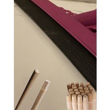 Normadia Pratik Çek Pas Gürgan Saplı Temizlik Seti, Banyo Için 35 cm