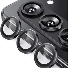 Mey İthalat Mey Ithalat®  Samsung Galaxy Z Fold 5 Valdez Metal Kamera Lens - Siyah
