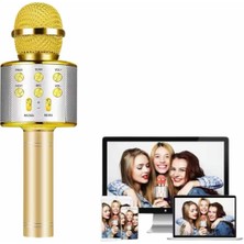 Zenvia Karaoke Mikrofon Bluetooth Bağlantılı Aux Girişli Uzun Pil Ömrü Yüksek Ses Kaliteli