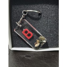 Miina Aksesuar Epoksi Isminize Özel  Anahtarlık