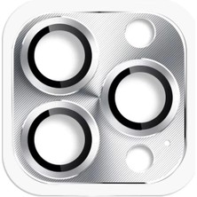 Mey İthalat Mey Ithalat®  iPhone 16 Pro Max Pers Alüminyum Kamera Lens - Gümüş