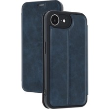 Mey İthalat Mey Ithalat®  iPhone 16E Kılıf Flip Cover - Lacivert