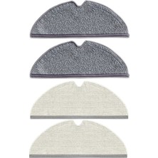 RotRever Roborock Q5 Max Q5 Pro Q7 Q7 Max S5 Max Uyumlu Mop Bez 2 Farklı Renk Paspas Yedek Set-4 Adet