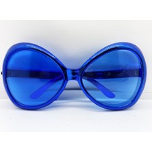 Oyunca Yeşilçam Temalı Parti Gözlüğü Mavi Renk 7X16 cm