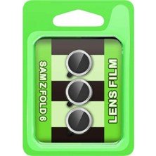 Mey İthalat Mey Ithalat®  Samsung Galaxy Z Fold 6 Raze Metal Kamera Lens - Gümüş