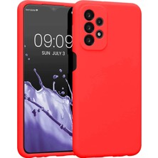 Mey İthalat Mey Ithalat®  Samsung Galaxy A23 4g Kılıf First Silikon - Kırmızı