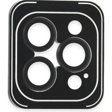 Mey İthalat Mey Ithalat®  iPhone 16 Pro Max Pvd Metal Kamera Lens - Siyah