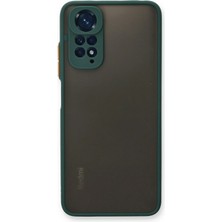 Mey İthalat Mey Ithalat®  Xiaomi Redmi Note 11 Pro Kılıf Montreal Silikon Kapak - Yeşil