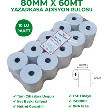 RULORULO 80X60 Termal Rulo Yazarkasa Adisyon Rulosu 15 Paket 150 Adet BPA Free TSE Belgeli