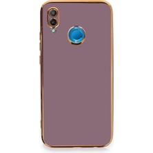 Mey İthalat Mey Ithalat®  Huawei P20 Lite Kılıf Volet Silikon - Mor