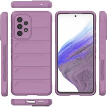Mey İthalat Mey Ithalat®  Samsung Galaxy A73 5g Kılıf Optimum Silikon - Mor