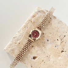 Vesce Atelier Ori Gold Saat Bordo