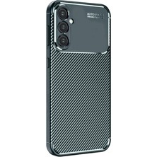 Mey İthalat Mey Ithalat®  Samsung Galaxy S24 Fe Kılıf Auto Focus Karbon Kapak - Koyu Yeşil