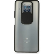 Mey İthalat Mey Ithalat®  Xiaomi Mi 10T Lite Kılıf Palm Buzlu Kamera Sürgülü Silikon - Siyah