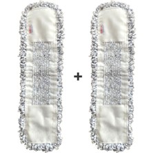 Normadia Yedek Mikrofiber Mop Seti, 80 Cm, 2'li Paket, Temizlik Kolaylığı