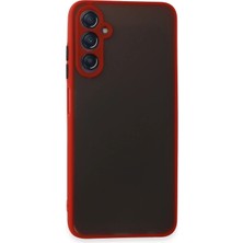 Mey İthalat Mey Ithalat®  Samsung Galaxy A05S Kılıf Montreal Silikon Kapak - Kırmızı