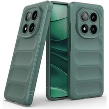Mey İthalat Mey Ithalat®  Xiaomi Redmi Note 14 Pro 4g Kılıf Optimum Silikon - Koyu Yeşil