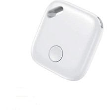 Zenvia Smart Tag Airtag Akıllı Takip Cihazı Apple My Find Uyumlu Beyaz