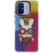 Mey İthalat Mey Ithalat®  Xiaomi Redmi 12C Kılıf Estoril Desenli Kapak - Estoril - 10