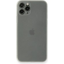 Mey İthalat Mey Ithalat®  iPhone 11 Pro Kılıf Pp Ultra Ince Kapak - Beyaz