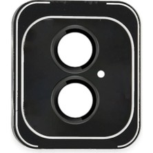 Mey İthalat Mey Ithalat®  iPhone 16 Pvd Metal Kamera Lens - Siyah