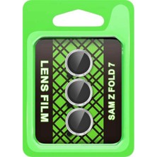 Mey İthalat Mey Ithalat®  Samsung Galaxy Z Fold 7 Raze Metal Kamera Lens - Gümüş