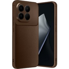 Mey İthalat Mey Ithalat®  Xiaomi Mi 15T Auto Focus Karbon Kapak - Kahverengi