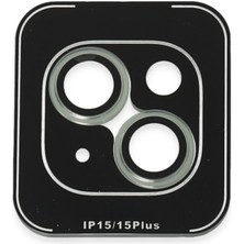 Mey İthalat Mey Ithalat®  iPhone 15 Pvd Metal Kamera Lens - Açık Yeşil