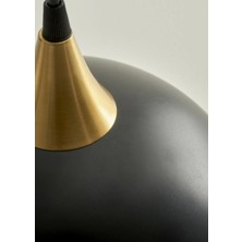 Bella Maison Luna Sarkıt Siyah-Gold (18X70 Cm)