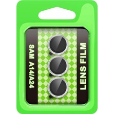 Mey İthalat Mey Ithalat®  Samsung Galaxy A24 4g Raze Metal Kamera Lens - Gümüş